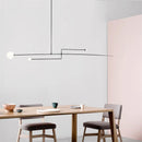 Axyaa Modern Iron Geometric LED Chandelier for Bedroom Living Room Restaurant