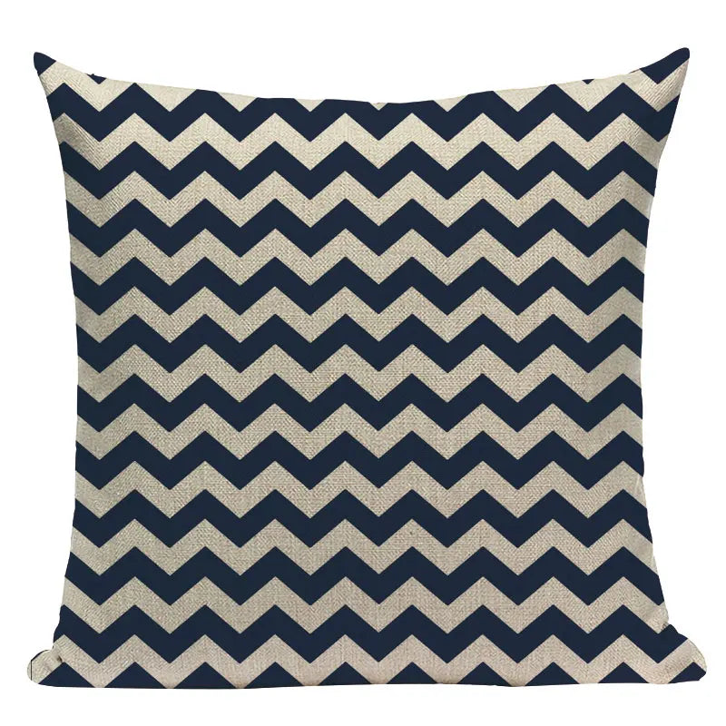 Nautical Anchor Throw Pillow Cover - Axyaa Branded Home Decor Collection