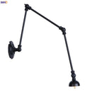 Axyaa Long Arm LED Wall Lights - Adjustable Swing Industrial Sconce