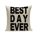 Axyaa Love Letter Cushion Cover Decorative Pillows Sofa Car Home Decor Linen Throw Pillow Case