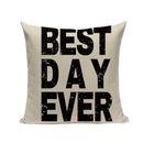 Axyaa Love Letter Cushion Cover Decorative Pillows Sofa Car Home Decor Linen Throw Pillow Case