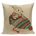 Axyaa Cute Animal Cartoon Home Decor Cushions - Golden Retriever & Koala Pillows