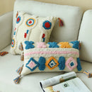 Axyaa Wool Tassel Moroccan Style Pillow Cover 45x45cm/30x50cm