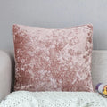 Axyaa Plush Fringed Soft Pillow Cover 50x50cm Solid Cushion for Home Decor