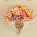 Axyaa Diamond Resin Vase Wall Hanging for Elegant Home Decor