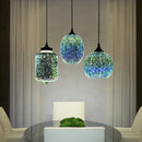 Axyaa 3D Colorful Fireworks Nordic Starry Sky Chandelier with LED Lights