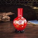Axyaa Elegant Chinese Cloisonne Vase: Luxury Porcelain Ornament for Home Decor