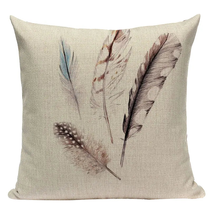 Axyaa Geometric Cushion Covers - Monkey Horse Print, Custom Home Décor, Throw Pillows