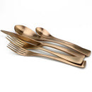 Axyaa Rose Gold Stainless Steel Cutlery Set for 1