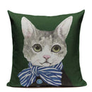 Colorful Cat Fashion Show Cushion Cover - Axyaa Home Decor