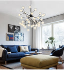 Axyaa Firefly Chandelier: Stylish LED Branch Ceiling Lighting Décor Lamp