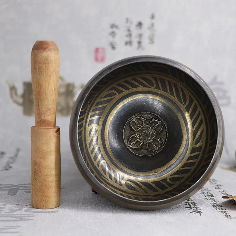 Axya Tibetan Singing Bowl Decorative Wall Dishes