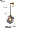 Axyaa Nordic Glass Ball LED Wall Lamp for Modern American Retro Style