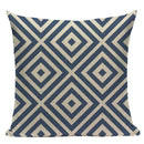 Axyaa Geometric Linen Cushion Cover Multicolour Decorative Pillow for Home Sofa