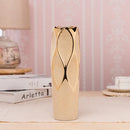 Axyaa Gold-Plated Ceramic Vase: Elegant Home Decor & Wedding Decoration