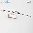 Axyaa LED Vanity Mirror Lights - Modern Nickel Bronze Bathroom Decoration