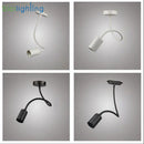 Axyaa Industrial Track Lighting for Ceiling Mount with Adjustable Gooseneck Spotlight