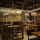Axyaa Loft Retro Hemp Rope Industrial Chandelier Pendant Light for Dining Room