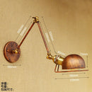 Axyaa Industrial Vintage Swing Arm Wall Sconce