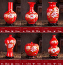 Axyaa Elegant Chinese Cloisonne Vase: Luxury Porcelain Ornament for Home Decor
