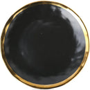 Axya Gold Black Retro Steak Dessert Tray Dinner Plates Bowls Set