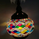 Axyaa Mediterranean Style Glass Mosaic Table Lamp