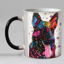 Pop Dogs Heat Reveal Mug, Color Changing Tea Cup, Magic Beer Mugs - Axyaa Brand