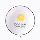Axya™ Weather Pattern Soy Dish 10cm - Novelty Kitchen Tableware Small Plate Gift
