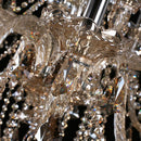 Axyaa Modern Crystal LED Chandelier in Gold/Silver with 6/8/10/15/18 Arms
