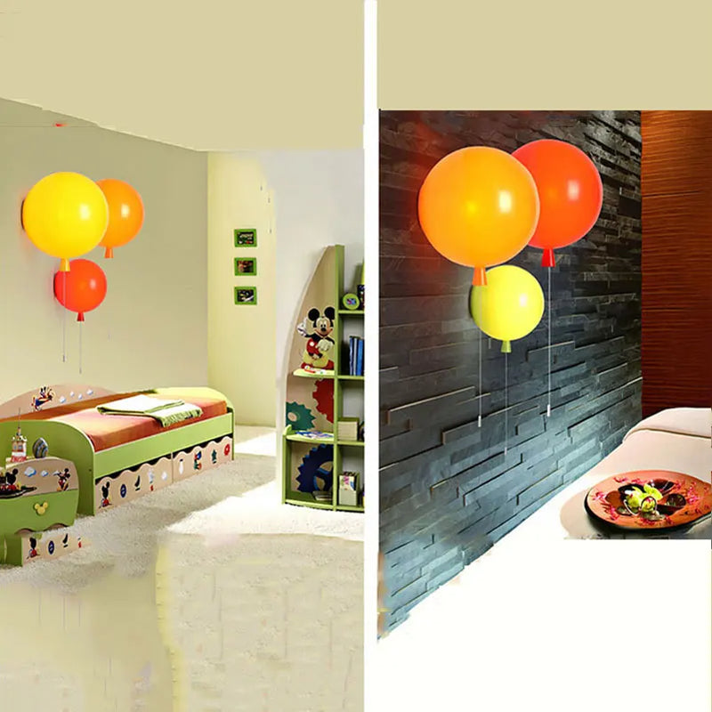 Axyaa Balloon Lamps Wall Light for Baby Child Room Stairway Bedside Decor