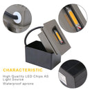 Axyaa Square Corner LED Outdoor Stair Lights for Hotel Stairs & Walls