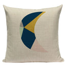 Axyaa Simple Geometry Pillowcase - Zebra Leopard Print Home Cushion