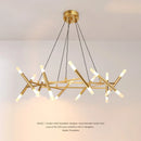 Axyaa Retro Nordic LED Chandelier for Kitchen Living Room Restaurant
