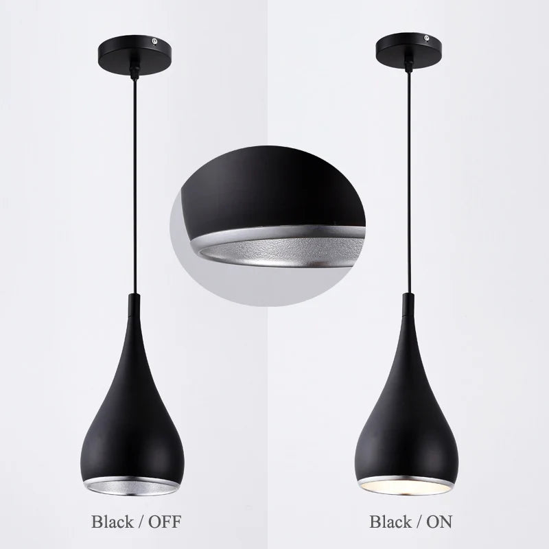 Axyaa Minimalist LED Pendant Lights - Modern Dining Room Home Decor Lighting