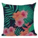 Axyaa Boho Kilim Leaf Cushion Cover - Retro Middle Eastern Style Home Decor