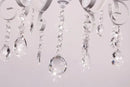Axyaa Clear Glass Crystal Iron Chandelier Traditional Vintage Lamp Lighting