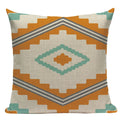 Axyaa Boho Plaid Stripes Pillow Cover 45x45cm Sofa Chair Custom Print Square