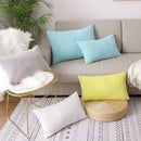 Axyaa Monochrome Corduroy Velvet Pillow Case, 40x60cm