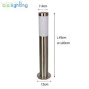 Axyaa Stainless Steel LED Yard Light - Black Outdoor Landscape Lamp