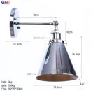 Axyaa Iron Golden LED Wall Lamp Vintage Industrial Retro Loft Style Iron Wall Lights