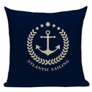 Nautical Anchor Throw Pillow Cover - Axyaa Branded Home Decor Collection
