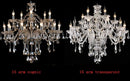 Axyaa Modern Luxury Crystal Pendant Chandelier for Bedroom Living Room