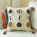 Axyaa Wool Tassel Moroccan Style Pillow Cover 45x45cm/30x50cm