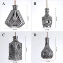 Axyaa Vintage Wine Bottle Pendant Lights with Glass Shade