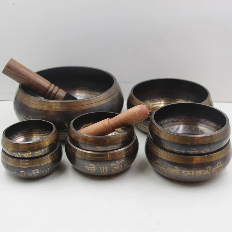 Axya Tibetan Singing Bowl Decorative Wall Dishes