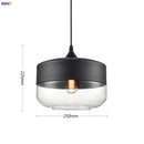 Axyaa Modern Nordic Glass Pendant Lamp for Dinning Room and Bar
