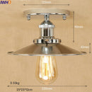 Axyaa Industrial Vintage Edison LED Ceiling Light Fixture