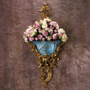 Luxury Palace Wall Hanging Resin Vase Home Decoration by Axyaa