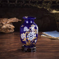Axyaa Elegant Chinese Cloisonne Vase: Luxury Porcelain Ornament for Home Decor
