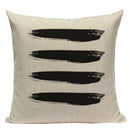 Nordic Geometric Deer Cushion Cover - Axyaa Yellow Heart Throw Pillow Case